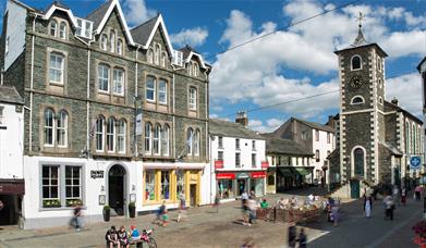 Exterior of Inn on the Square in Keswick, Lake District