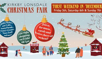 Poster for Kirkby Lonsdale Christmas Fair