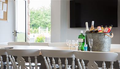 Dining Area at Monkhouse Hill Cottages near Caldbeck, Cumbria