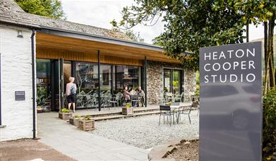 Exterior and Signage at The Heaton Cooper Studio in Grasmere, Lake District