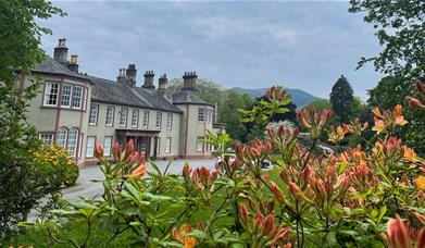 Exterior and Gardens at Mirehouse Historic House and Gardens near Bassenthwaite, Lake District