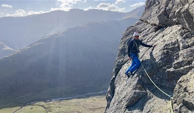 Rock Climbing with Mountain Journeys in the Lake District, Cumbria