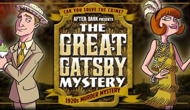 Poster for The Great Gatsby Mystery at The Swan Hotel & Spa in Newby Bridge, Lake District