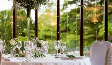 Table Setting at The Netherwood Hotel in Grange-over-Sands, Cumbria