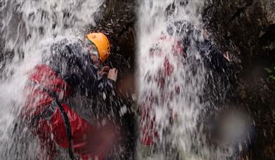 Ghyll Scrambling with Adventure Vertical in Cumbria