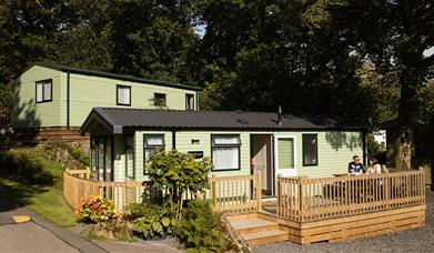 Holiday Caravans at Park Cliffe Camping & Caravan Park in Windermere, Lake District