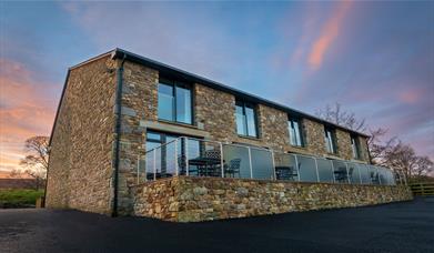 Exterior of Self Catering Cottages at Park Foot Holiday Park in Pooley Bridge, Lake District