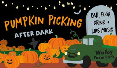 Pumpkin Picking After Dark