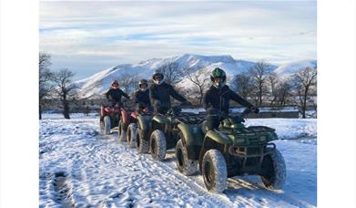 Quad Biking Team Building Activity at Rookin House Activity Centre in Troutbeck, Lake District