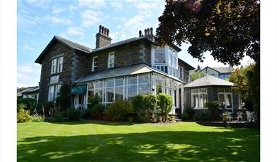 Exterior and Garden Space at Rothay Garth B&B in Ambleside, Lake District
