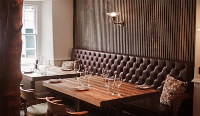 Dining Table at Royal Oak Hotel in Rosthwaite, Lake District