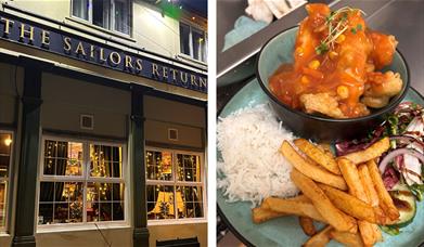 The Sailors Return in Maryport, Cumbria