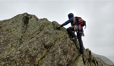 Scrambling with More Than Mountains near Coniston, Lake District