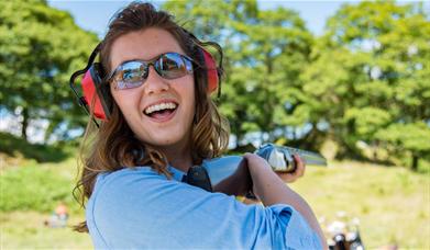 Clay Pigeon Shooting, Graythwaite Estate with Graythwaite Adventure near Hawkshead, Lake District