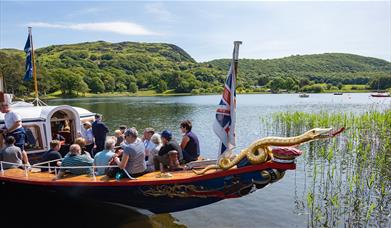 Views from Steam Yacht Gondola on Coniston Water, Lake District