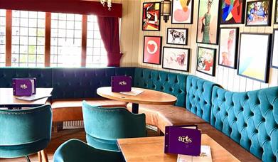 Interior Seating at The Arts Bar & Grill in Bowness-on-Windermere, Lake District