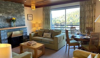 Living Room at The Lakelands Self-Catered Apartments in Ambleside, Lake District