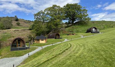 Exteriors at Troutbeck Camping Pods in Troutbeck, Lake District