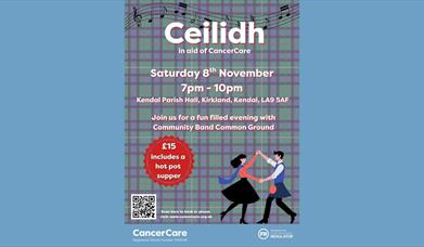 Ceilidh in aid of CancerCare poster