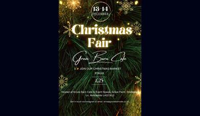 Grove Barn Cafe Christmas Fair poster