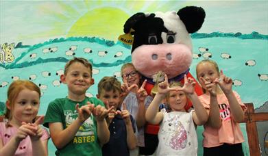 Mascot Visits at Birthday Parties at Walby Farm Park in Walby, Cumbria