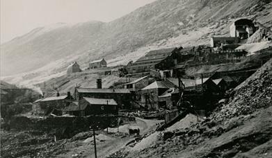 Black and white photo of Greenside Mine