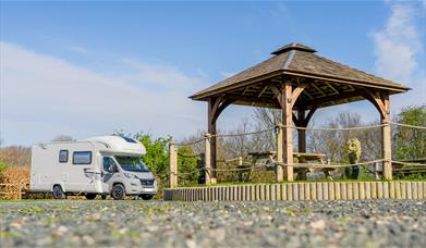 Touring Caravan at Woodclose Caravan Park in Kirkby Lonsdale, Cumbria