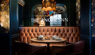 Seating at The Angel Inn in Bowness-on-Windermere, Lake District