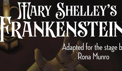 Poster for stage play of Mary Shelly's Frankenstein