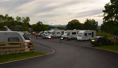 Camper Van Touring at Hillcroft Park Holiday Park in Pooley Bridge, Lake District