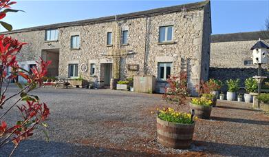 Exterior and Entrance at The Coach House at Brackenthwaite Farm near Arnside