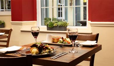Dining at The Lake District Castle Inn Hotel and Spa