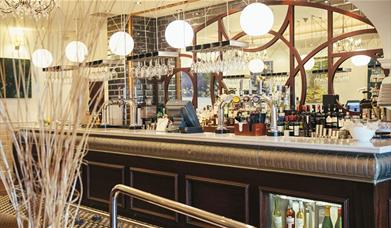Langdale Lounge and Bar at Low Wood Bay Resort & Spa in Windermere, Lake District