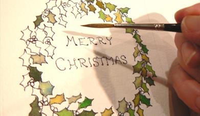 Discovering Pen & Wash: Xmas Theme, with Margaret Jarvis
