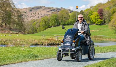 Tramper hire at Langdale Estate. Photo: Lake District Mobility