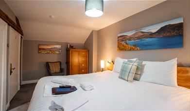 Bedroom at The Royal Hotel, Dockray