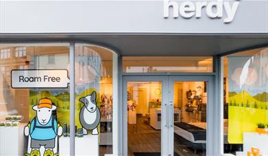 Exterior and entrance to Herdy Kendal in Kendal, Cumbria © HARRY ATKINSON
