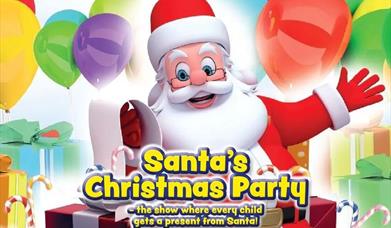 Santa Claus reading a list