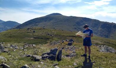 Visitors on a Navigation Skills course with South Lakes Adventures in the Lake District, Cumbria