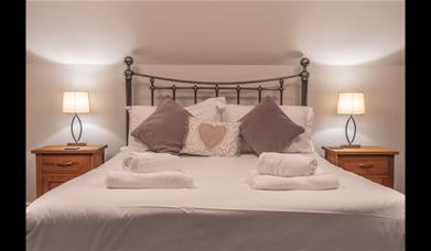 King room at Catbells Cottage at The Lingholm Estate near Portinscale, Lake District