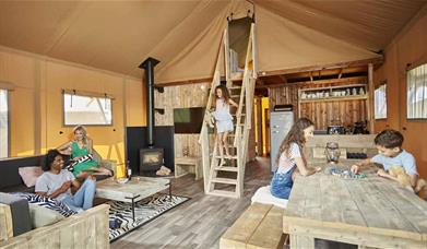 Safari Tents at Ullswater Heights in Newbiggin, Lake District