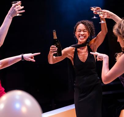 Di and Viv and Rose at Theatre by the Lake in Keswick, Lake District. Photo: Pamela Raith Photography