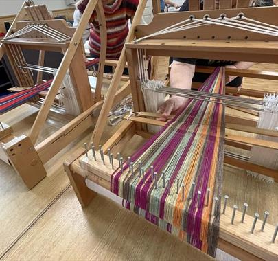 Weaving Workshop at Farfield Mill in Sedbergh, Cumbria
