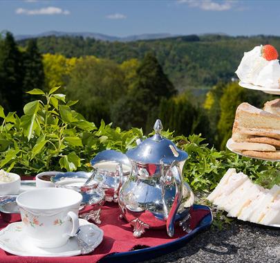 Afternoon Tea at Lindeth Fell Country House in Windermere, Lake District