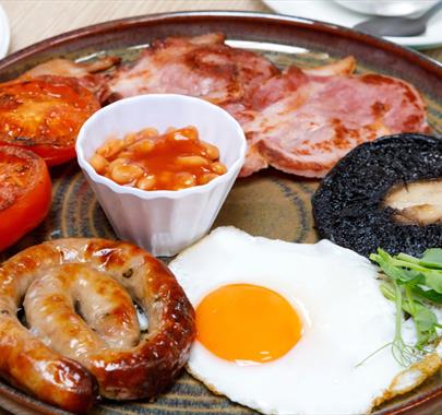 Breakfast at Turntable cafe