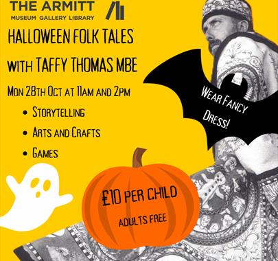 Halloween Folk Tales with Taffy Thomas MBE, First Storytelling Laureate