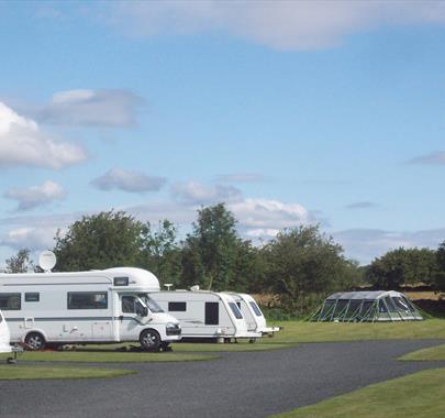 Touring at Greaves Farm Caravan Park in the Lake District, Cumbria