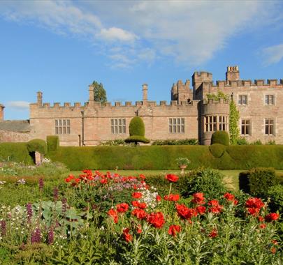 Exterior and Gardens at Hutton-in-the-Forest Historic House near Penrith, Cumbria