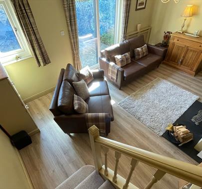 Living Room at Jasmine Cottage in Kirkby Lonsdale, Cumbria