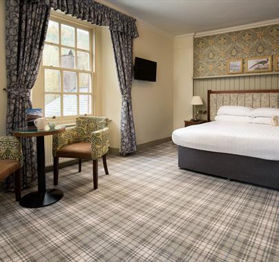 Double Bedroom at The Pheasant Inn in Bassenthwaite, Lake District